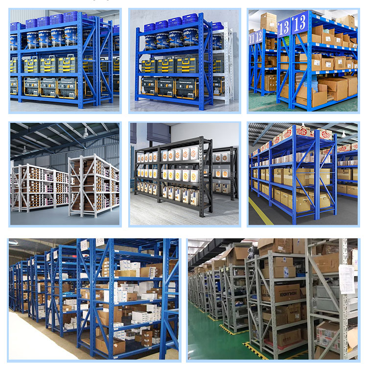 4 Tier Metal Storage Shelf Rack Boltless Assembly Medium Duty Long Span Shelving for Shelves