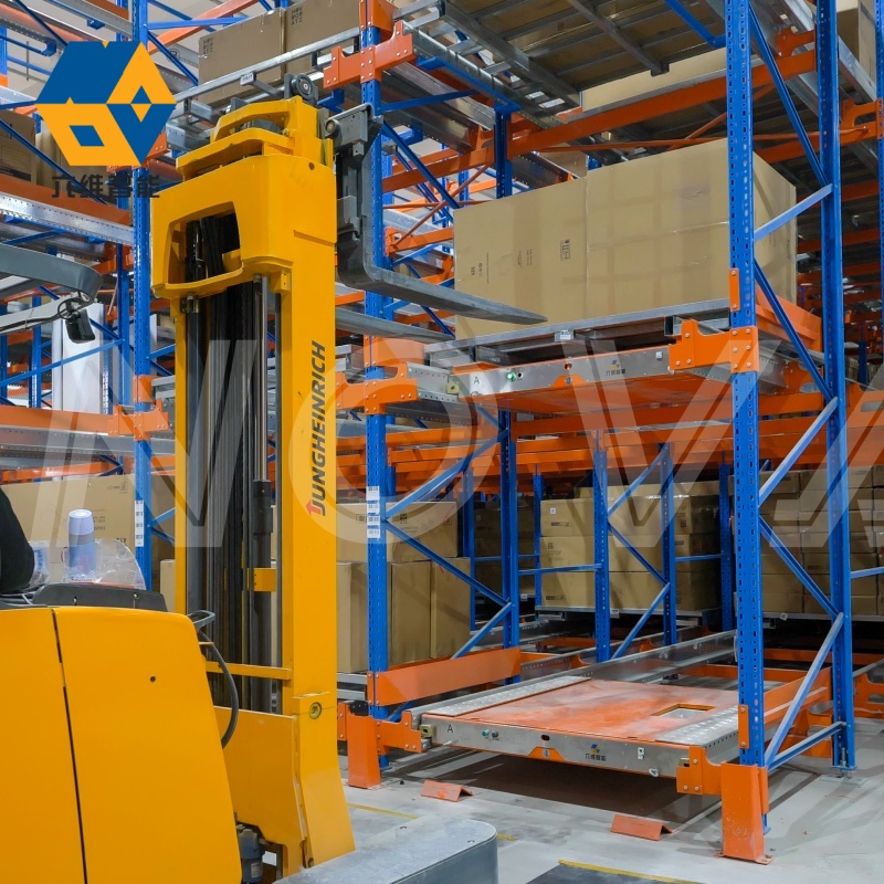 Customized Steel Pallet Rack Stacking Racks &amp; Shelves Warehouse Storage Rack Heavy Duty Shuttle Racking for Industrial
