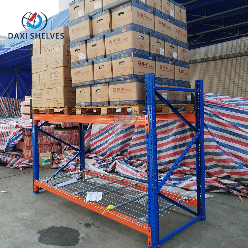 Second Hand Heavy Duty Iron Metal Mobile On-Track Pallet Racking Systems Supermarket Shelves