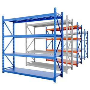 Factory Direct Steel 4Layer/500kg Load Heavy Duty Pallet Rack Bolt Metal Long Span Shelving