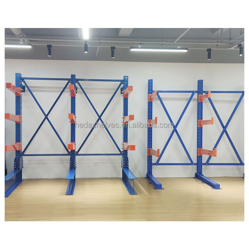 Double Sided Cantilever Rack Adjustable Heavy Duty Cantilever Racking Industrial Cantilever Shelf