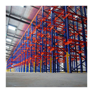 Industrial drive-in steel racking system corrosion protection