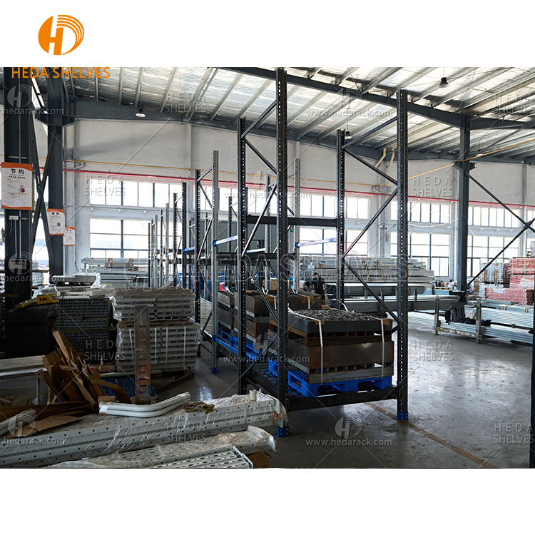 Heda Gravity Carton Flow Racking Selective Warehouse Roller Racking System