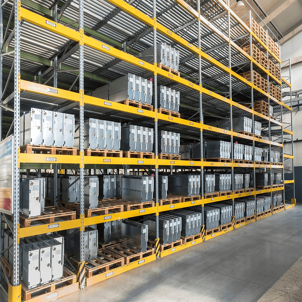 Gravity Pallet Flow Rack Shelf Heavy Duty Selective Rack Steel Carton Customized ISO9001/CE