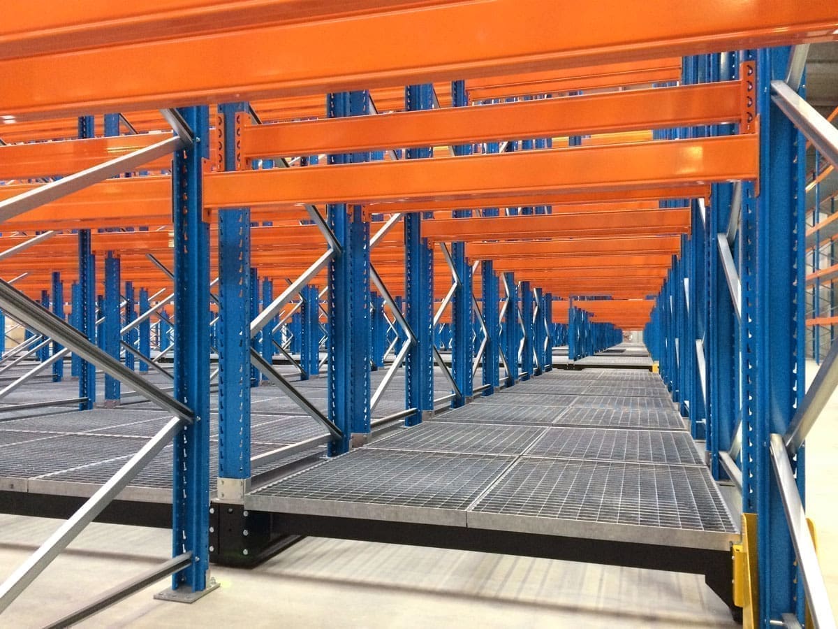 Mobile Pallet Racking (AR Mobile) Is a System Where the Pallet Racks Are Placed on Mobile Bases Guided Through Fixed Tracks