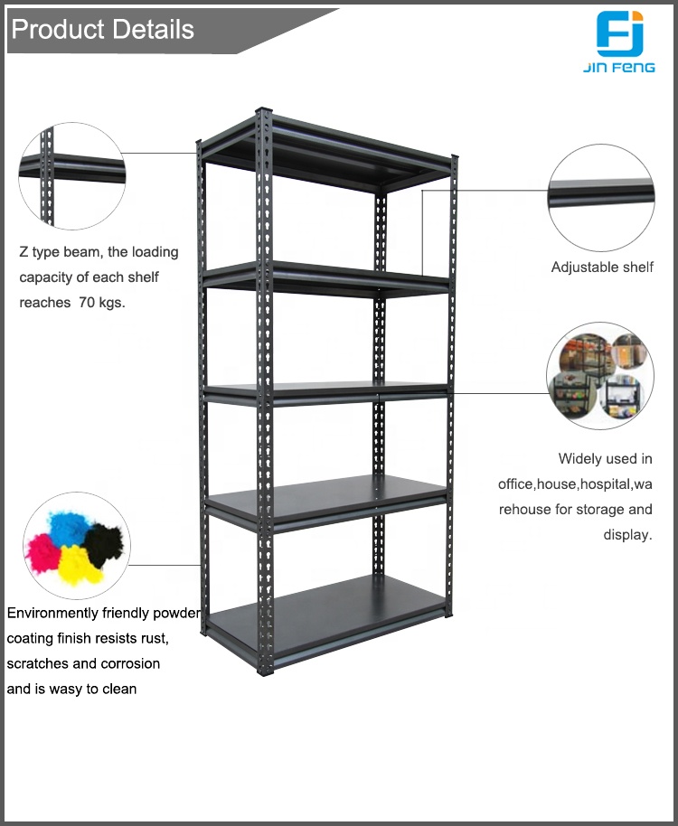 Durable Cold Rolled Warehouse Storage Shelving