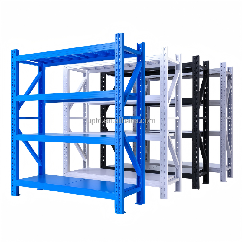 Warehouse storage shelf system showcase