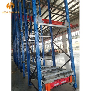 OEM Teardrop Pallet Racking Radio Shuttle Rack