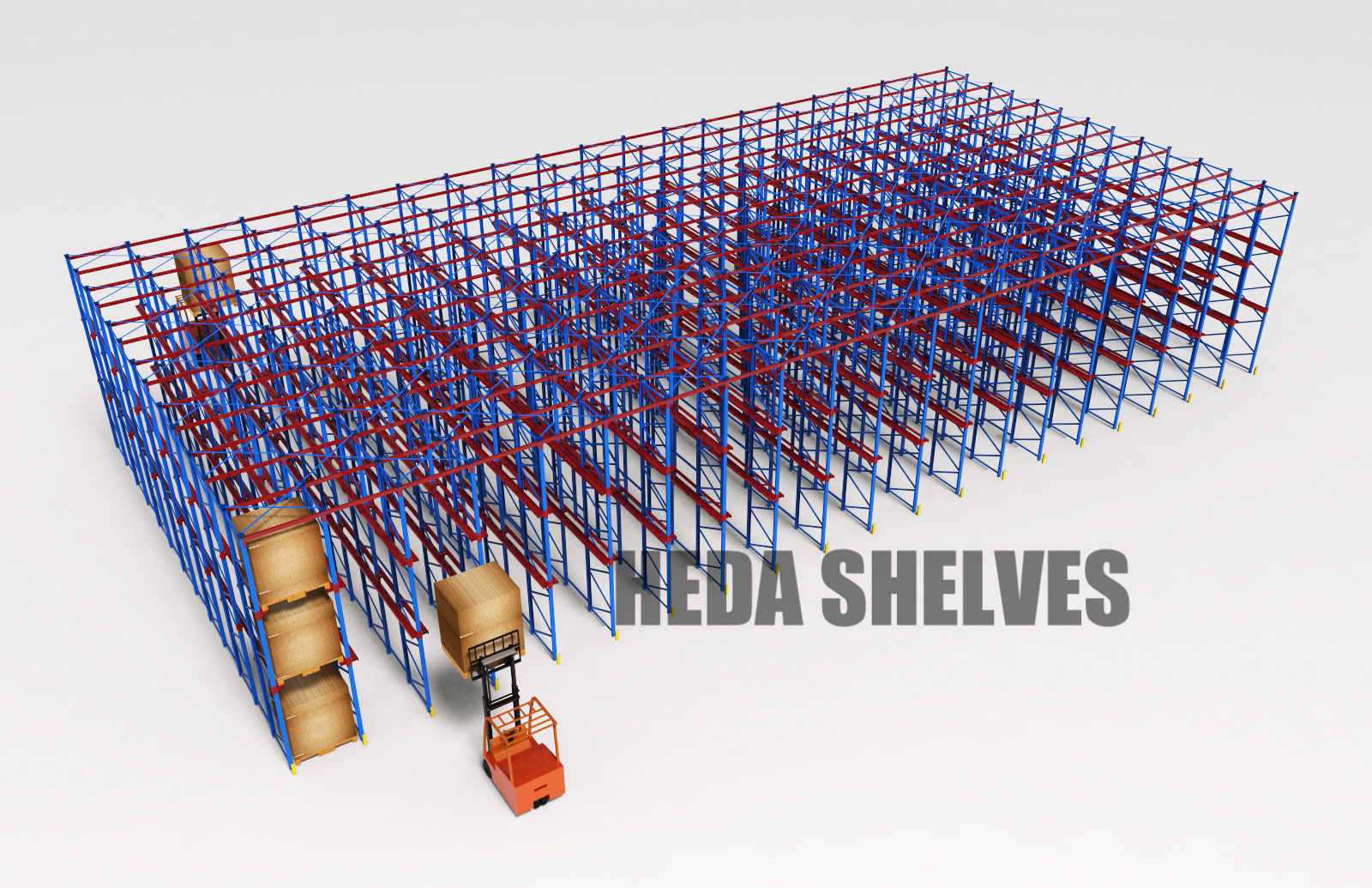 Warehouse Layout Rendering 1
