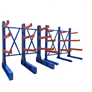 Single Double Side Heavy Duty Cantilever Rack System Warehouse Storage