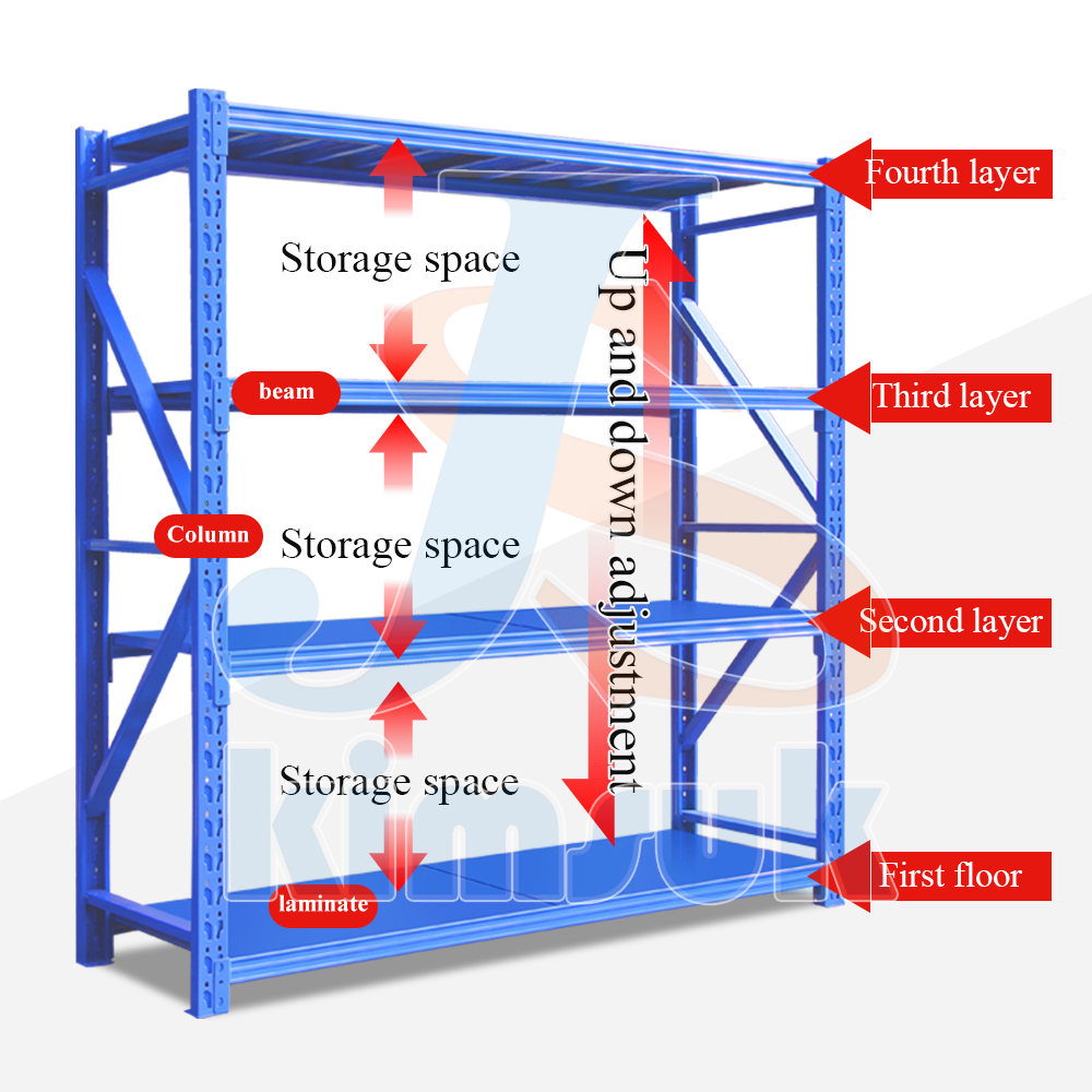 Customized Warehouse Multi-level Mezzanine Rack System