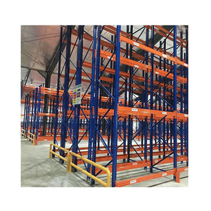 industrial galvanized steel rack heavy duty pallet racking system VNA/double deep