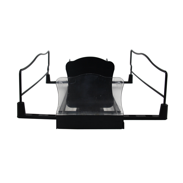 Hang Pusher Supermarket Auto Feed Heavy Duty Foldable Plastic Shelf Pusher System Supermarket Rack 8 Shelves Freestanding