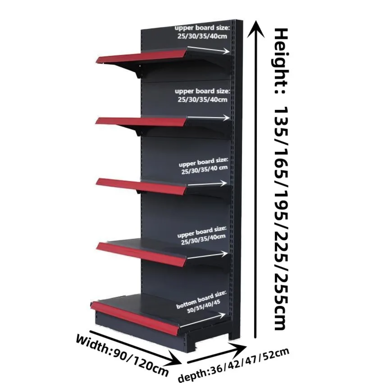 Best Selling China Supplier Longer Service Life Back Rack Shopping Mall Display Shelf