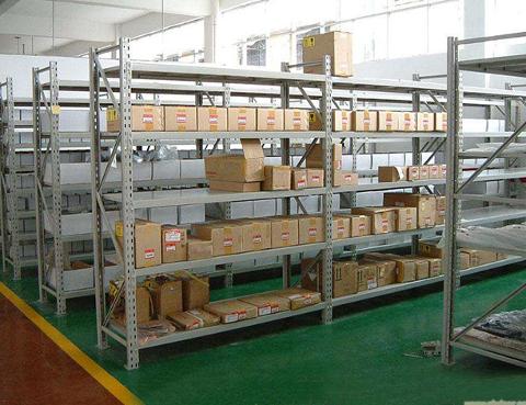 Warehouse Storage Logistics Center Supermarket Household Retail Store Medium-sized Steel Cold Rolled Steel Boltless Shelves Snap