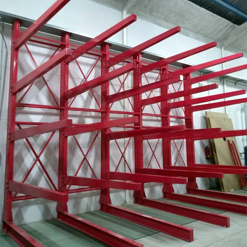 China Factory Economical Cantilever Racks Modular Steel Span Storage System For Wood Storage