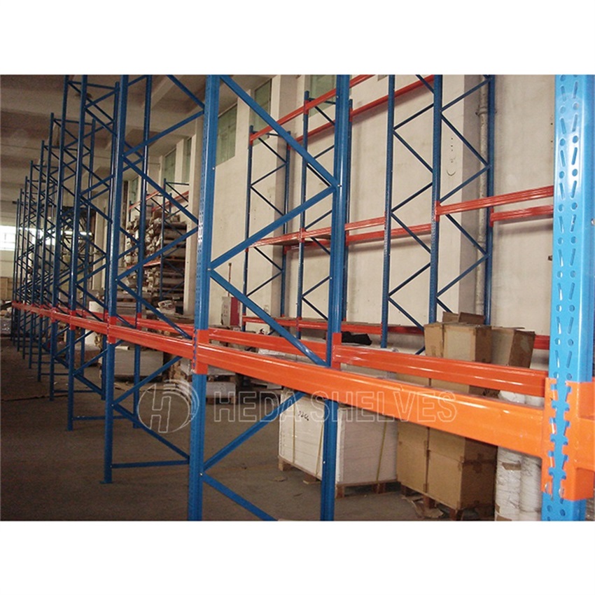 Industrial Adjustable Beam Shelving Warehouse Cargo Goods Storage Rack Heavy Duty Metal Steel Structure Selective Pallet Racking
