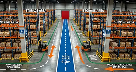 Full Warehouse Layout Plan