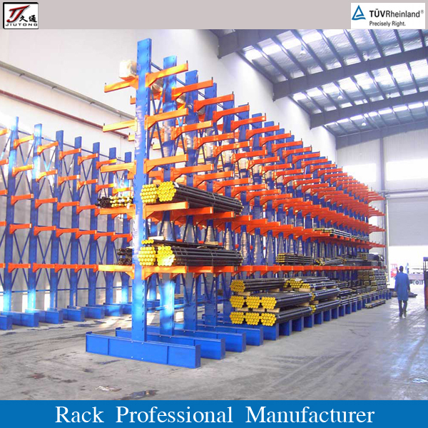 Customizable Available Industrial Steel Cantilever Racking System With High Load Capacity for Pipe and Lumber Storage 500kg/arm