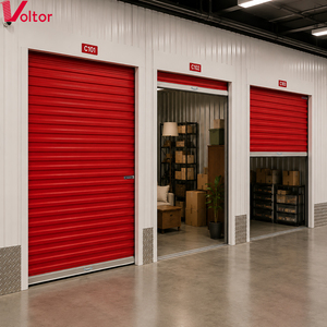 Commercial Portable Self Storage Units Roll Up Door Solution