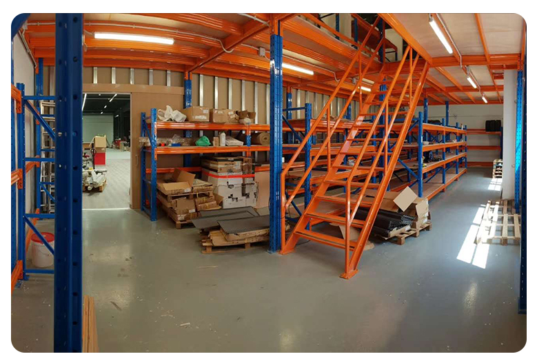 Industrial Warehouse Mezzanine Floor System Steel Structure Platform for Space Saving Storage Solution