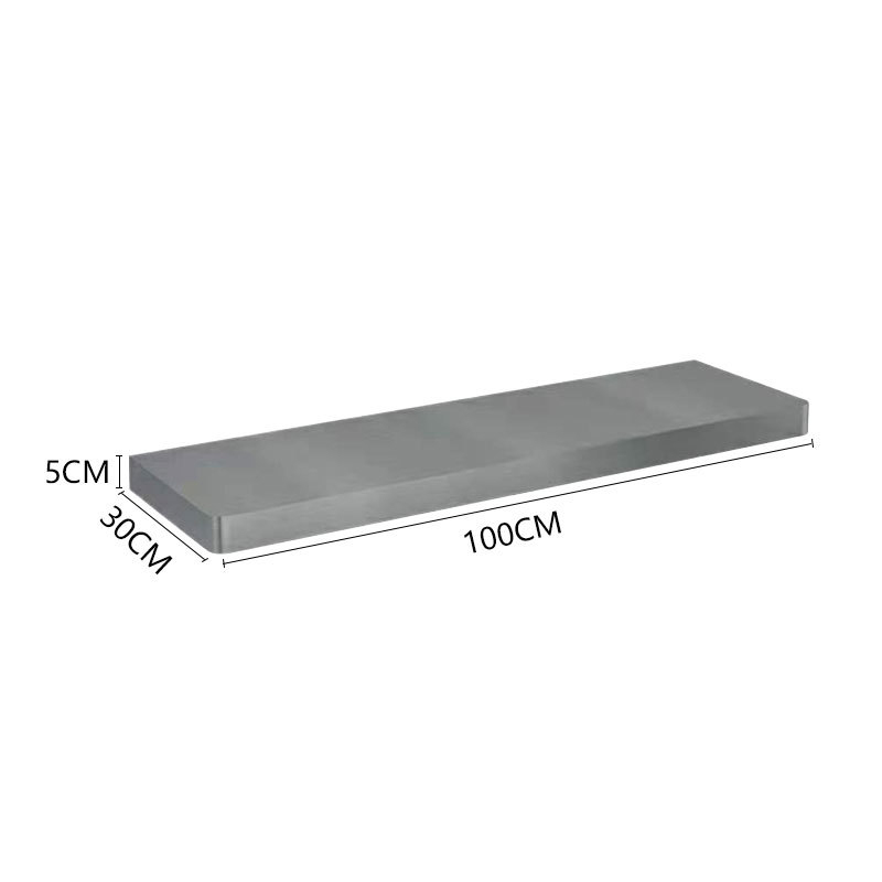 Easy to Assemble Multilayer Stainless Steel Floating Shelves Wall Mounted Clothing Display Rack