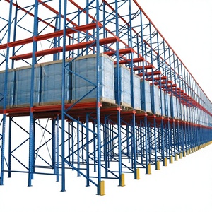 [Rongle] 2-Layer Steel Through-Aisle Drive-In Heavy-Duty Warehouse Shelving System