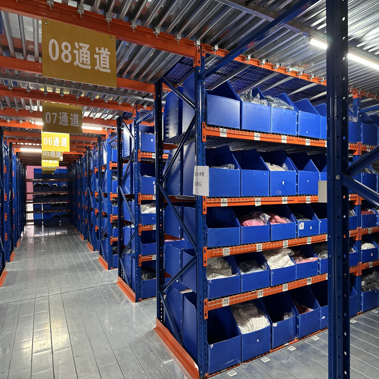Shelving Organize Heavy Fasteners Plastic Stackable Shelf Storage Bins for Warehouse Industrial Rack Use Display Hardware