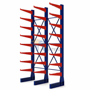 Long Material Storage Heavy-Duty Cantilever Racking Single Double Sided