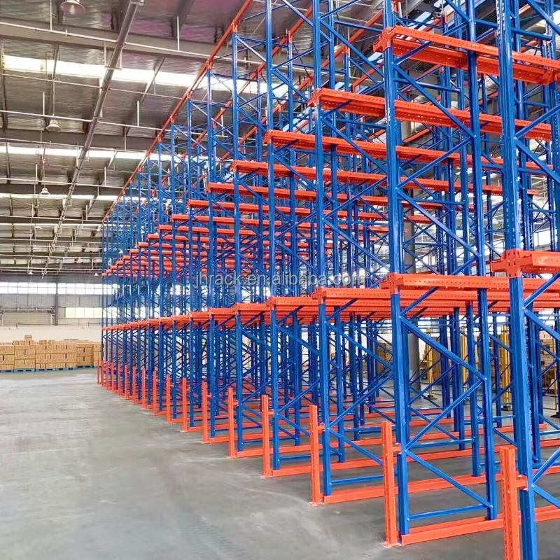 Wholesale Price Industrial Storage Shelf Drive-In Rack Steel Stacking Pallet Racking Vendors For Chemical Industry Warehousing