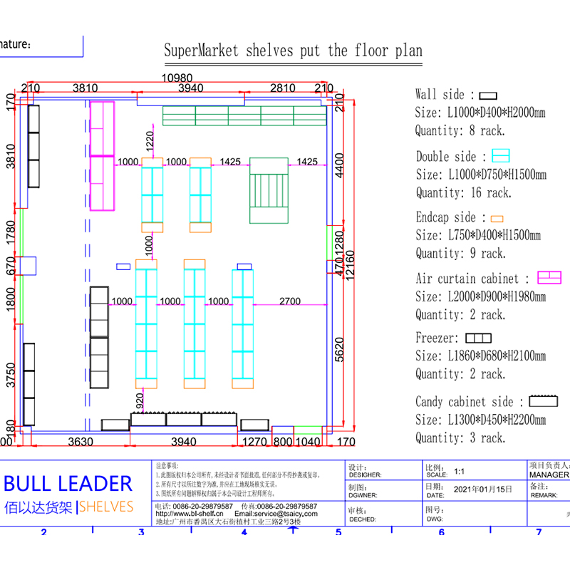 2D Store Layout