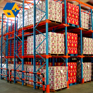 Customized Warehouse Shelf Q235 Cold Rolled Steel Drive-in Pallet Racking