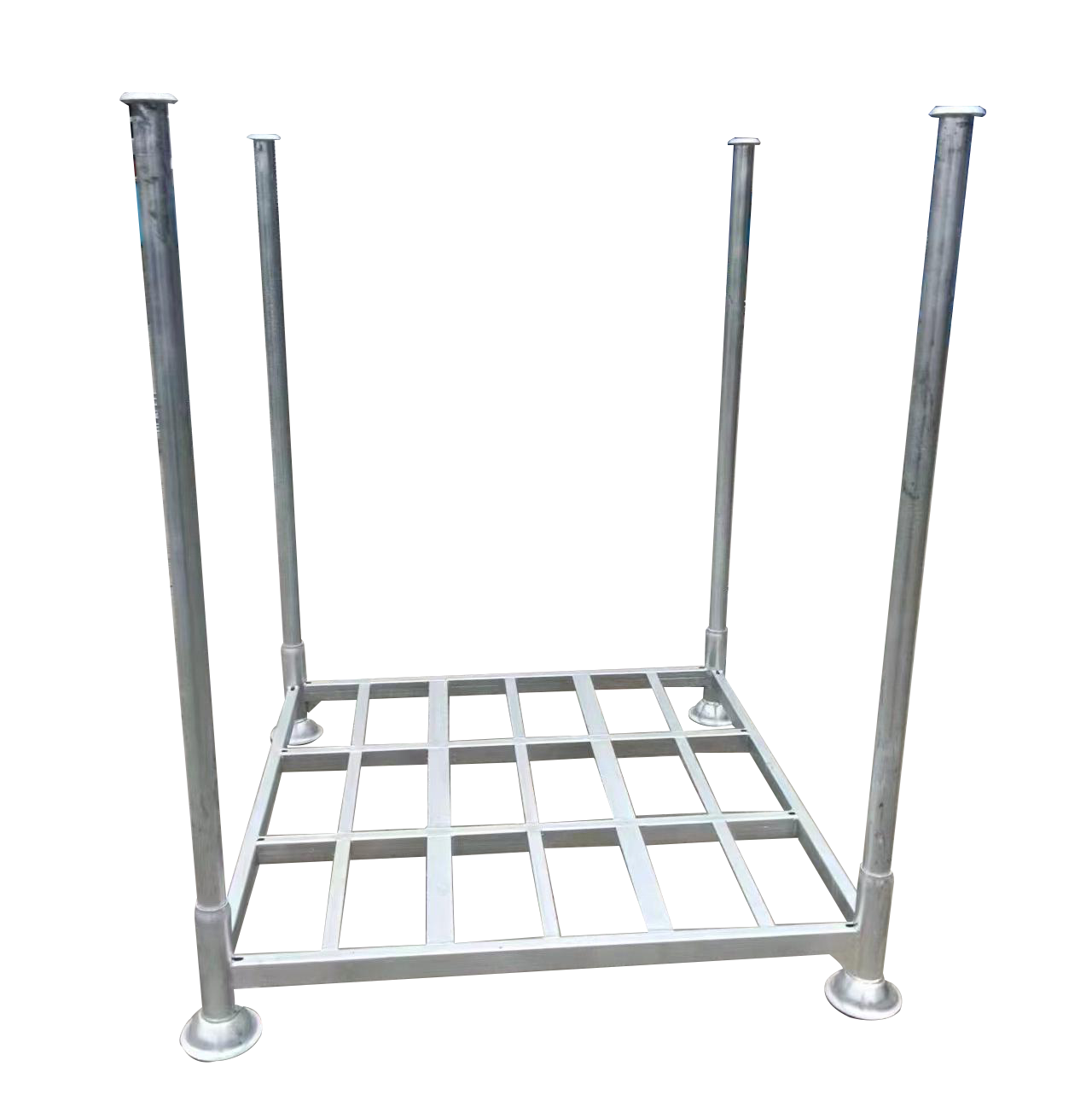 Customized Warehouse Heavy Duty Steel Stacking Pallet Fabric Store Rack for Rolled Cabinet Fabric