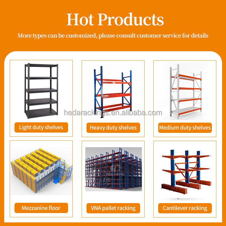Industrial Adjustable Beam Shelving Warehouse Cargo Goods Storage Rack Heavy Duty Metal Steel Structure Selective Pallet Racking