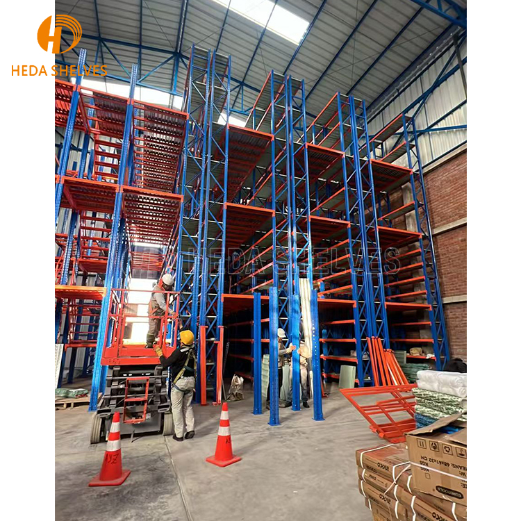 Modular Multi-Tier Shelving Installation Detail A
