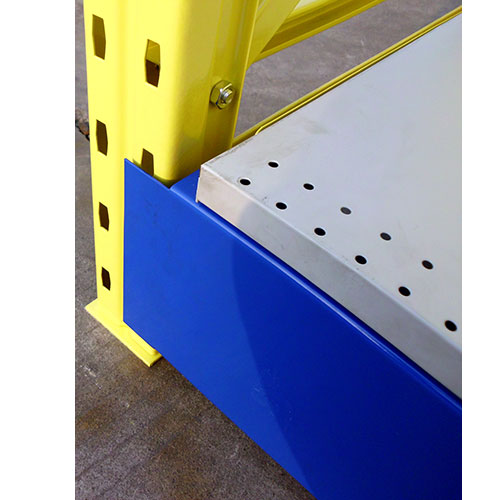 Hypermarket Shelving Heavy Duty Loading Capacity of Integrated Racking and Shelving with Perforated Hole Back in Special Color