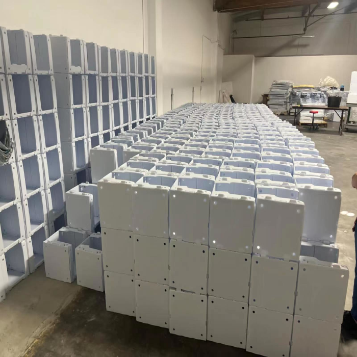 Custom Correxed Stackable Clothing Pick Bins Plastic Warehouse Storage Picking Bins