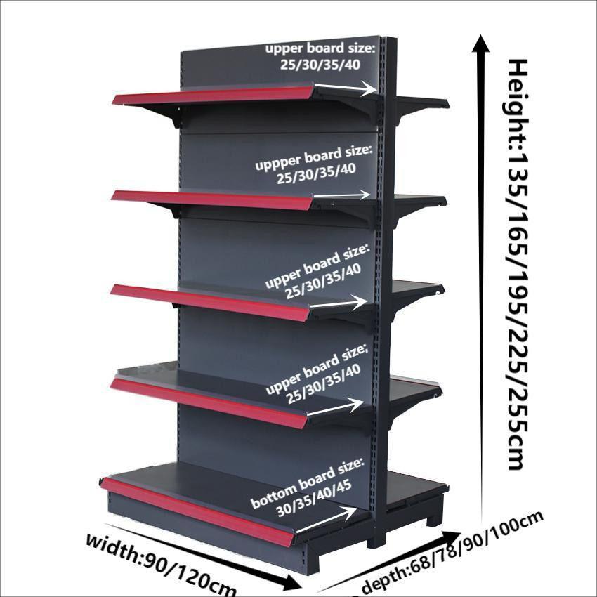 Best Selling China Supplier Longer Service Life Back Rack Shopping Mall Display Shelf