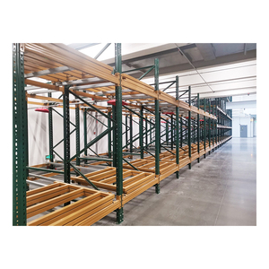 High Efficiency Push Back Rack Storage Racks Optimize Stacking Racks & Shelves For Warehouse Storage Pallet Racking Solutions