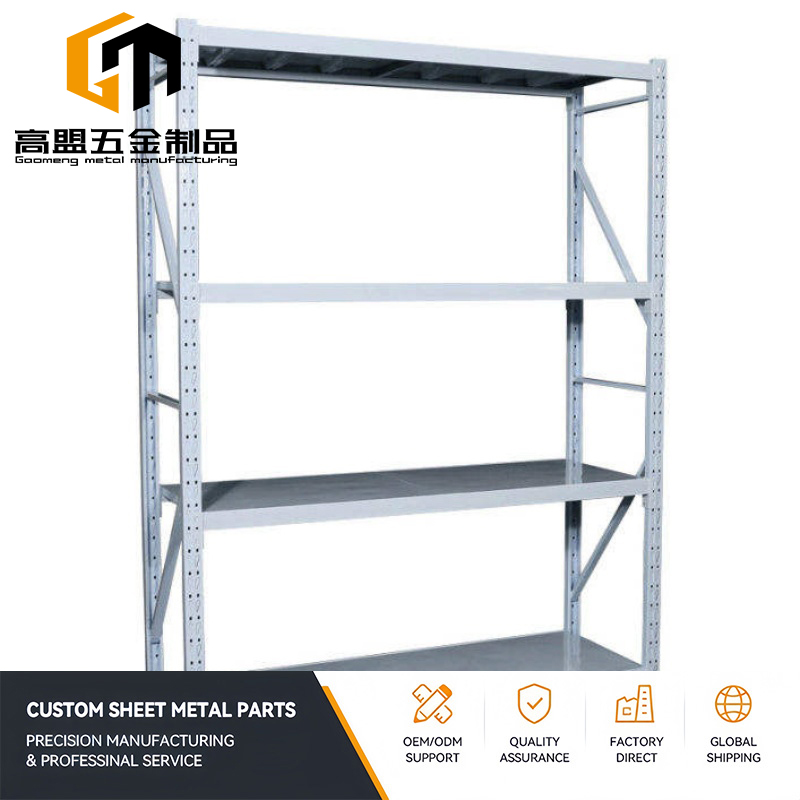 Adjustable Layer Light Duty Warehouse Storage Steel Rack Boltless Metal Shelving Unit For Garage Factory Workshop