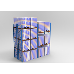 Double Deep Heavy Duty Pallet Rack Warehouse 6 Meters High Rack Shelving
