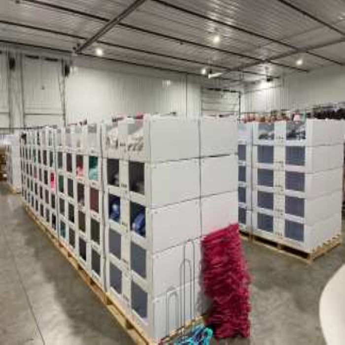 Custom Correxed Stackable Clothing Pick Bins Plastic Warehouse Storage Picking Bins