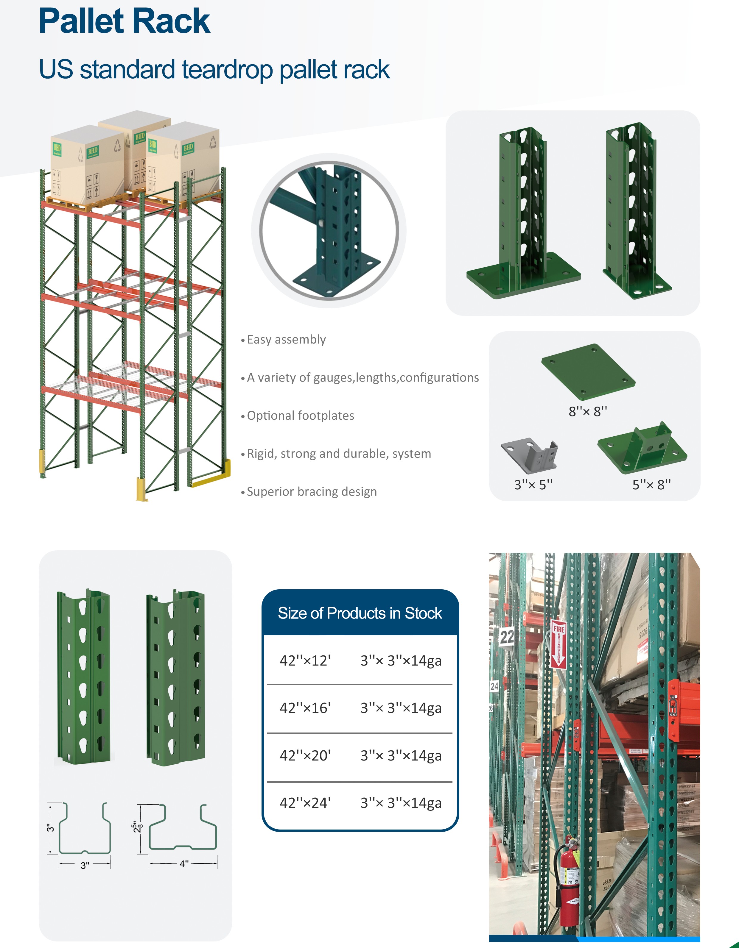 Pallet Racking Component Detail