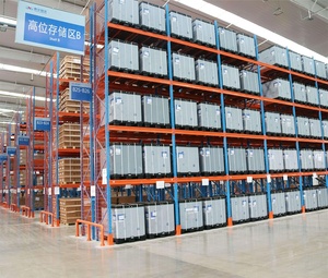 Adjustable warehouse steel selective pallet rack