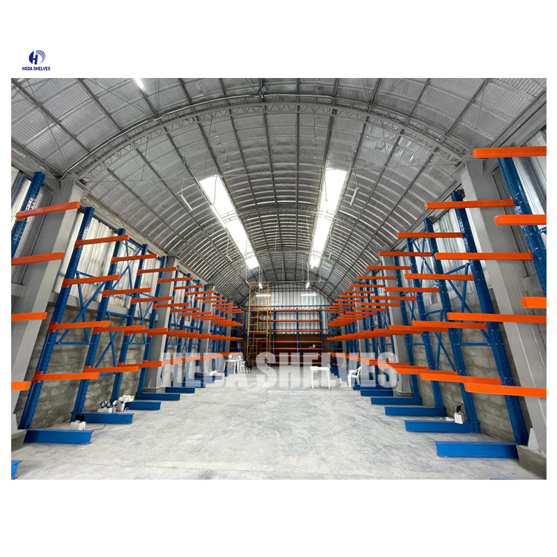 Double Sided Cantilever Rack Adjustable Heavy Duty Cantilever Racking Industrial Cantilever Shelf