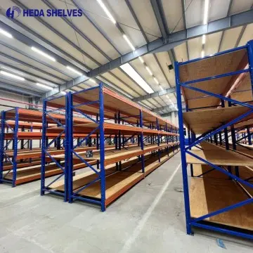 Industrial shelving warehouse installation