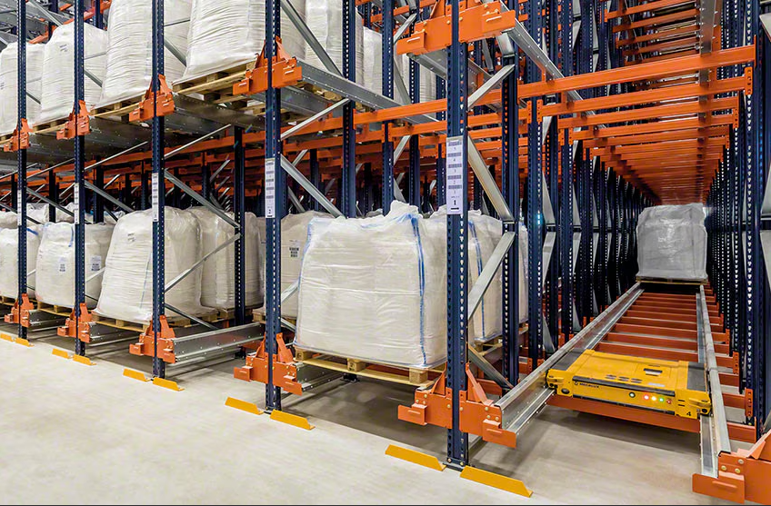 Intelligent Pallet Rack System 4 Way Shuttle Pallet Rack Automated Storage System Shuttle Rack