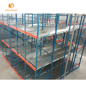 FIFO order picking warehouse gravity carton flow rack