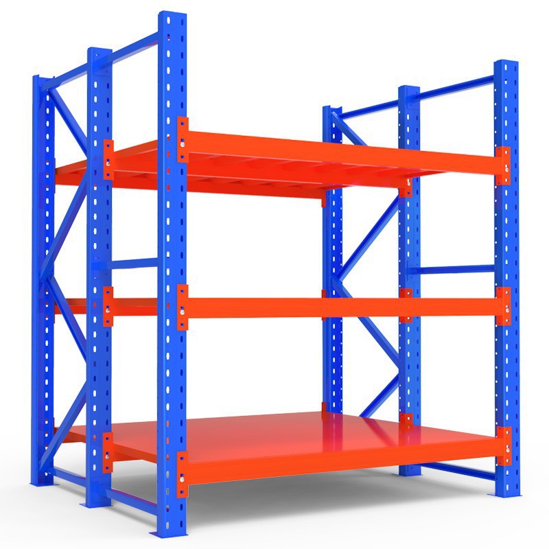 Xinanda S001 Factory Warehouse Racking Systems Heavy Duty Pallet Rack Industrial Steel Shelving Galvanized Carton Box Packaging