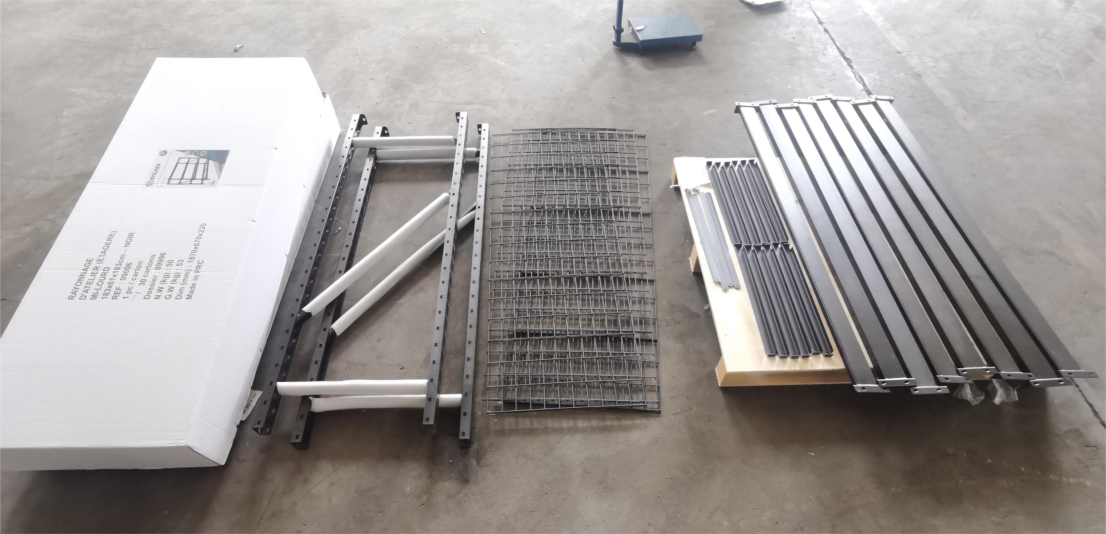 Steel Shelving Structure Detail